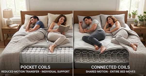 Pocket Coils vs Connected Coils for Couples: Which Mattress Is Better?