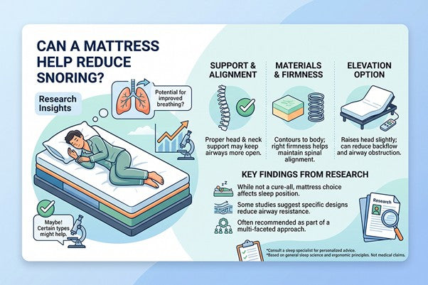 Can a Mattress Help Reduce Snoring? Here's What Research Says