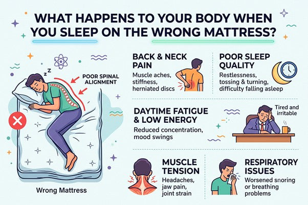 What Happens to Your Body When You Sleep on the Wrong Mattress?