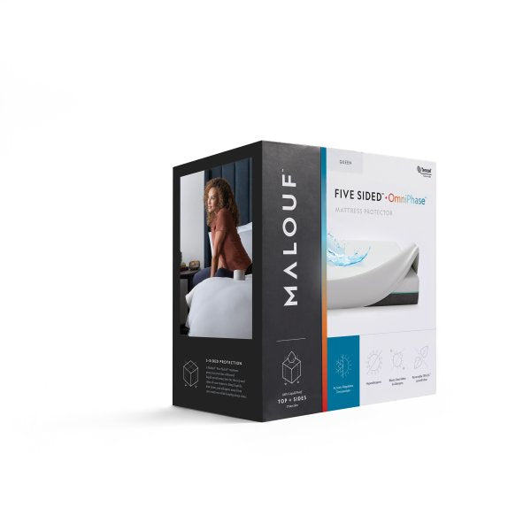 MALOUF-Five Sided + Omniphase Mattress Protector