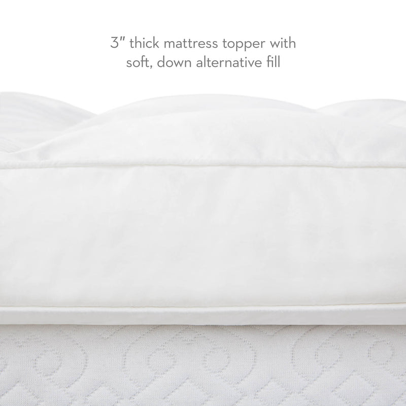 MALOUF-3" Dawn Alternative Mattress Topper