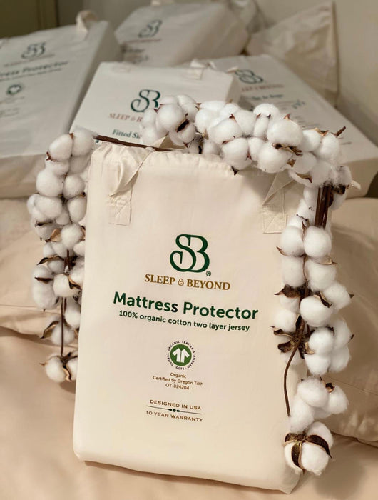 SLEEP & BEYOND-Organic Cotton Mattress Protector